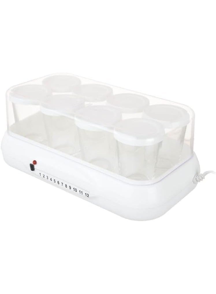 Yoghurt Maker Machine, 8 Cups, 125ml per Cup, 10W, Homemade Yoghurt Machine with Light Indicator - Image 1